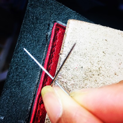 les auguilles à coudre le point sellier